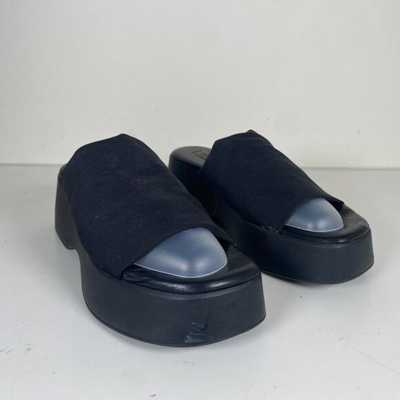 2000s Leather Platform Sandals - Picture 5 of 6